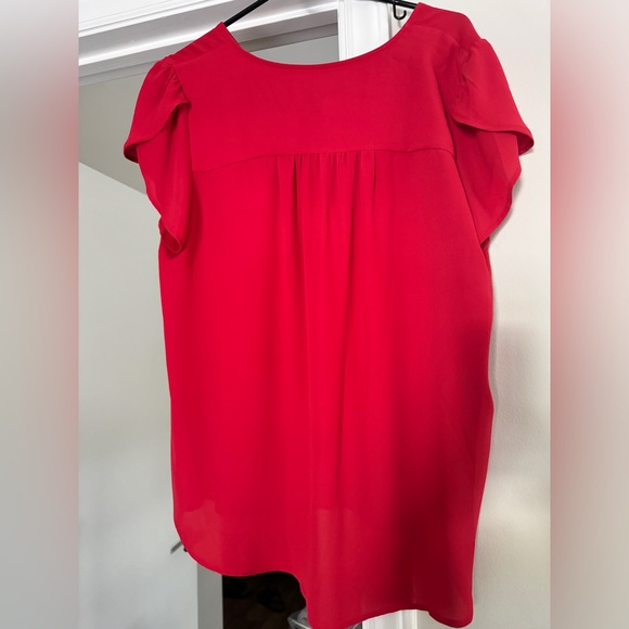 Loft red blouse - Picture 3 of 4